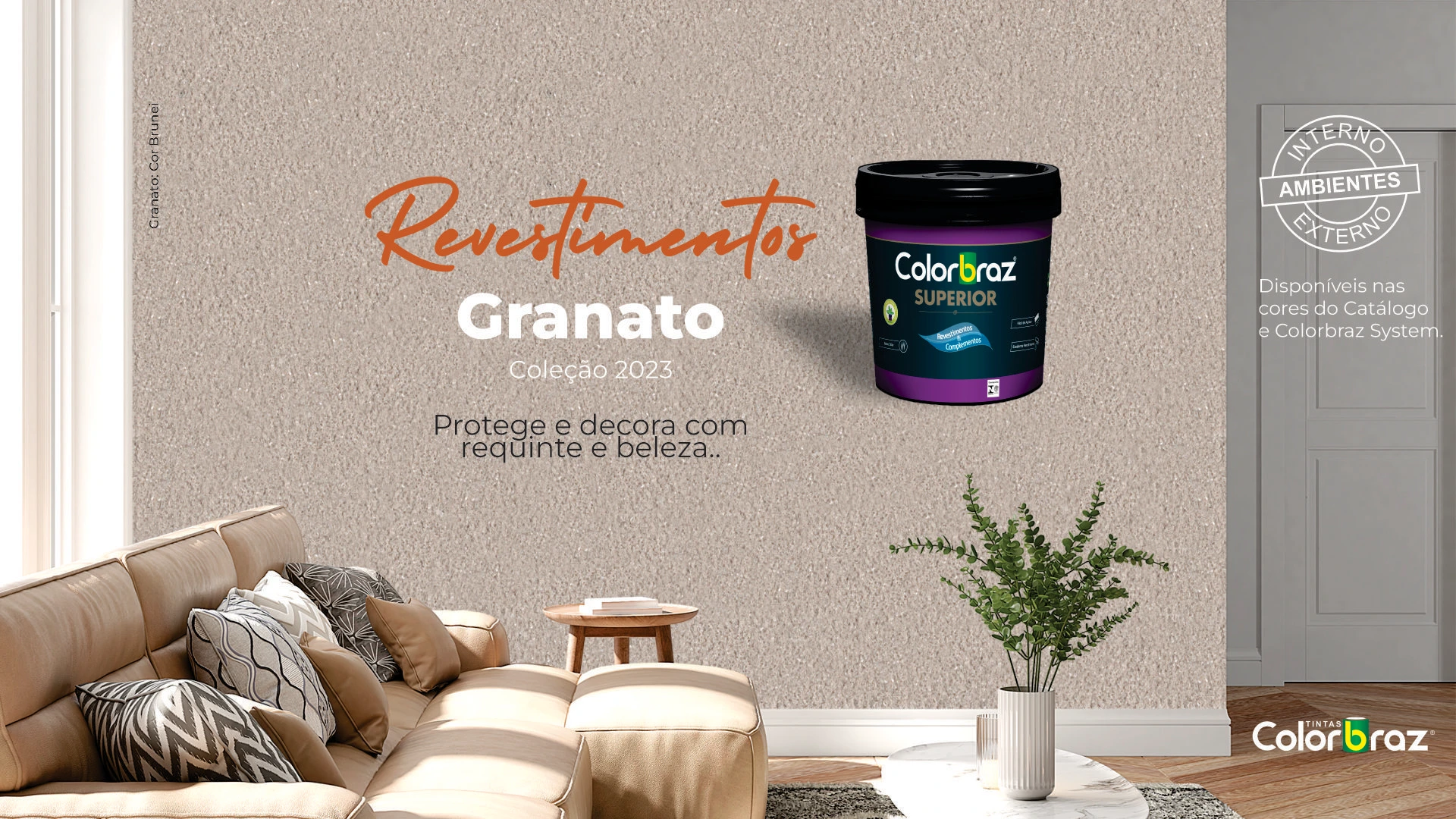 Lançamento Granato: tendência em textura e acabamento.